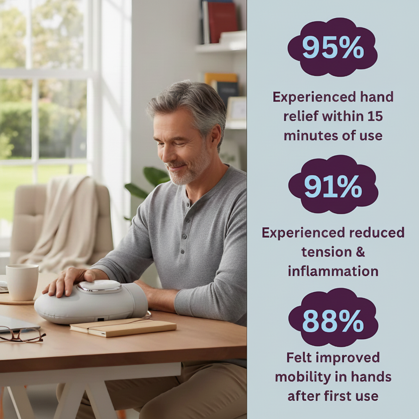 Massavio WristSpa 3-in-1 Hand Massager