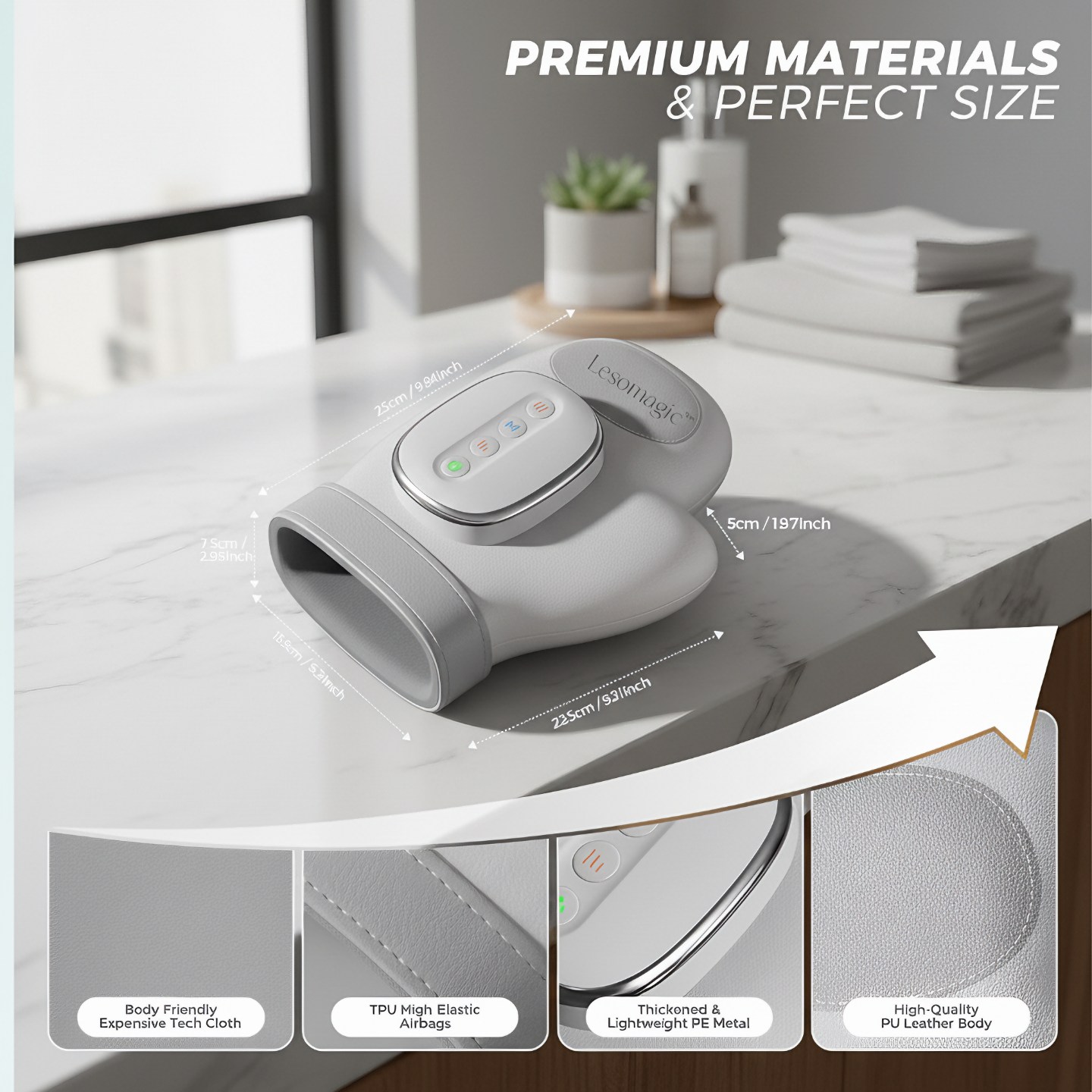 Massavio WristSpa 3-in-1 Hand Massager