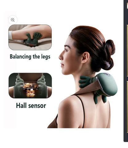 HandGrip Neck & Shoulder Massager – Human-Touch Design